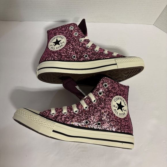Women's Converse Chuck Taylor All Stars Sneakers High Top Purple Size 6.5 NWT - Picture 9 of 12